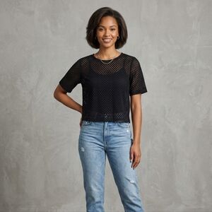 Banana Republic Midnight Lace Blouse